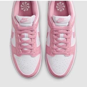 Nike Women's Pink and White Sneakers